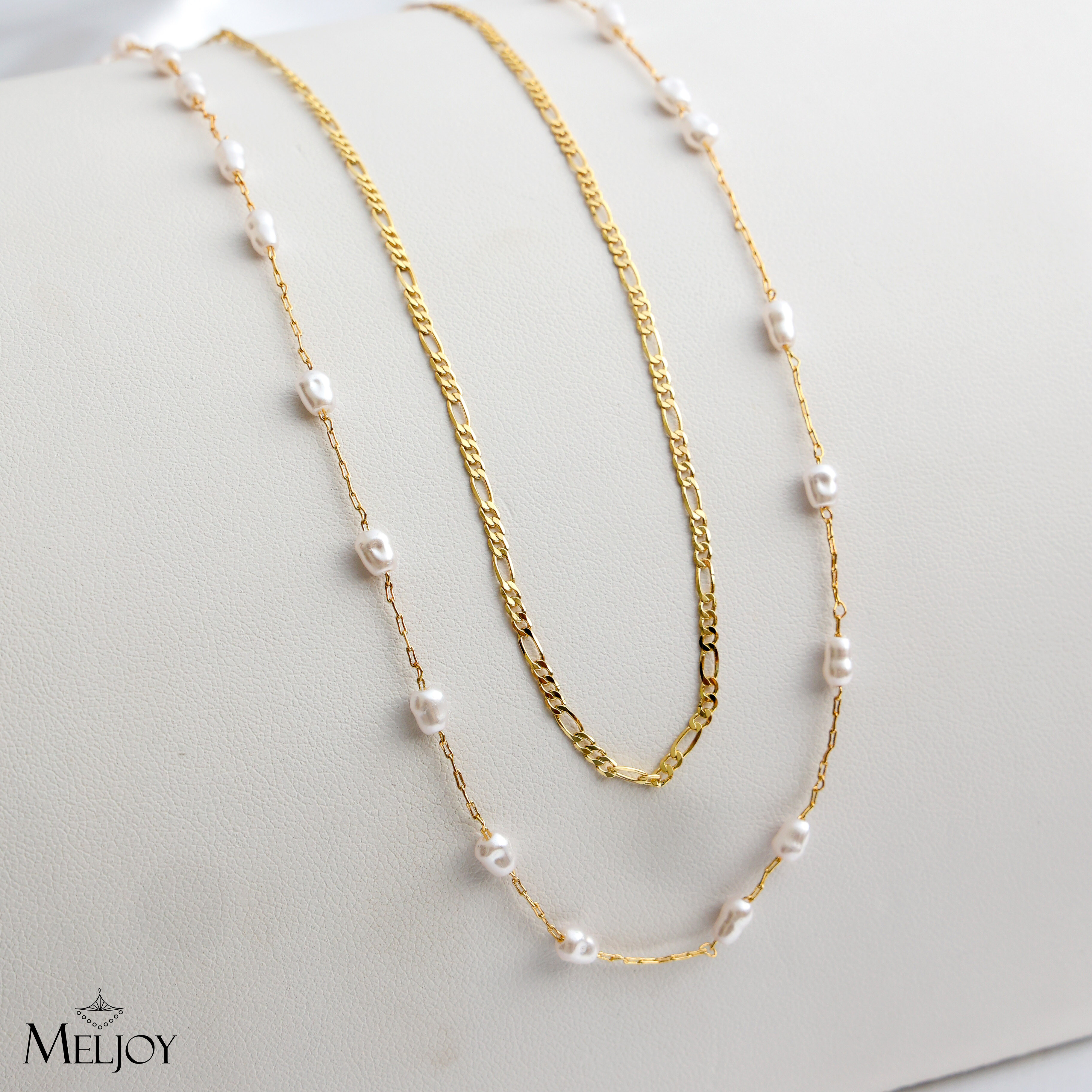 COLAR DUPLO DE PÉROLAS BARROCAS