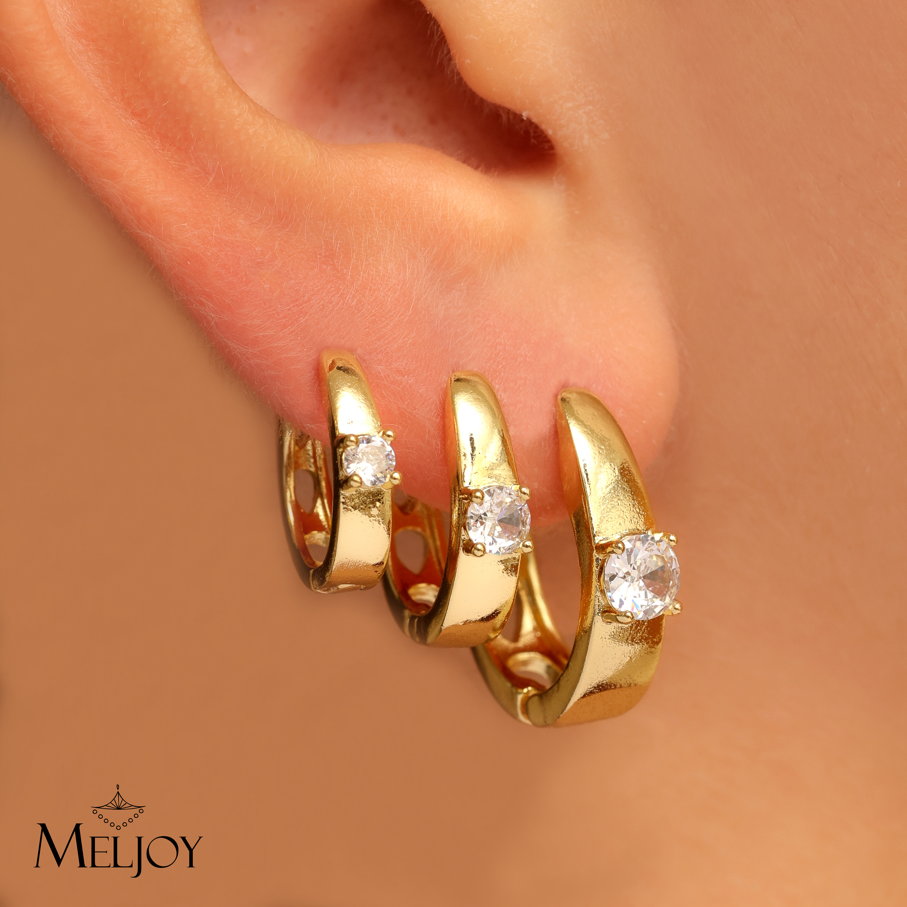 TRIO DE ARGOLAS PONTO DE LUZ