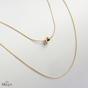 COLAR DUPLO COM BOLINHA