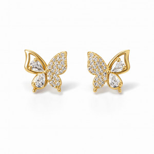 BRINCO BORBOLETA CLARA