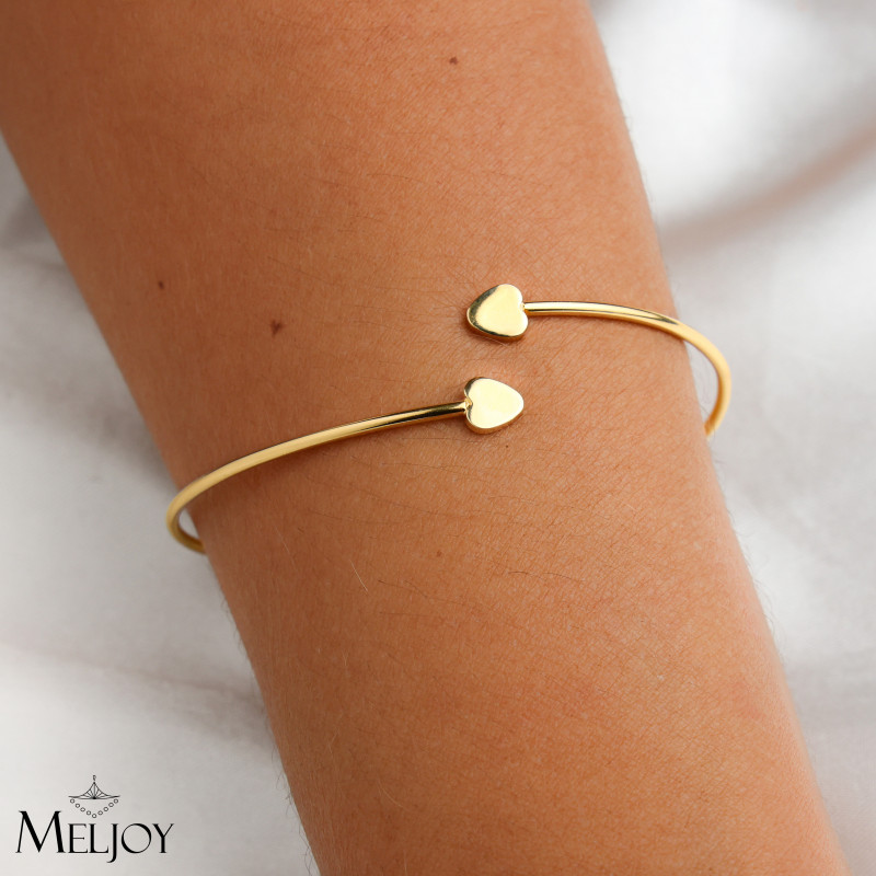 BRACELETE DOIS CORAÇÕES