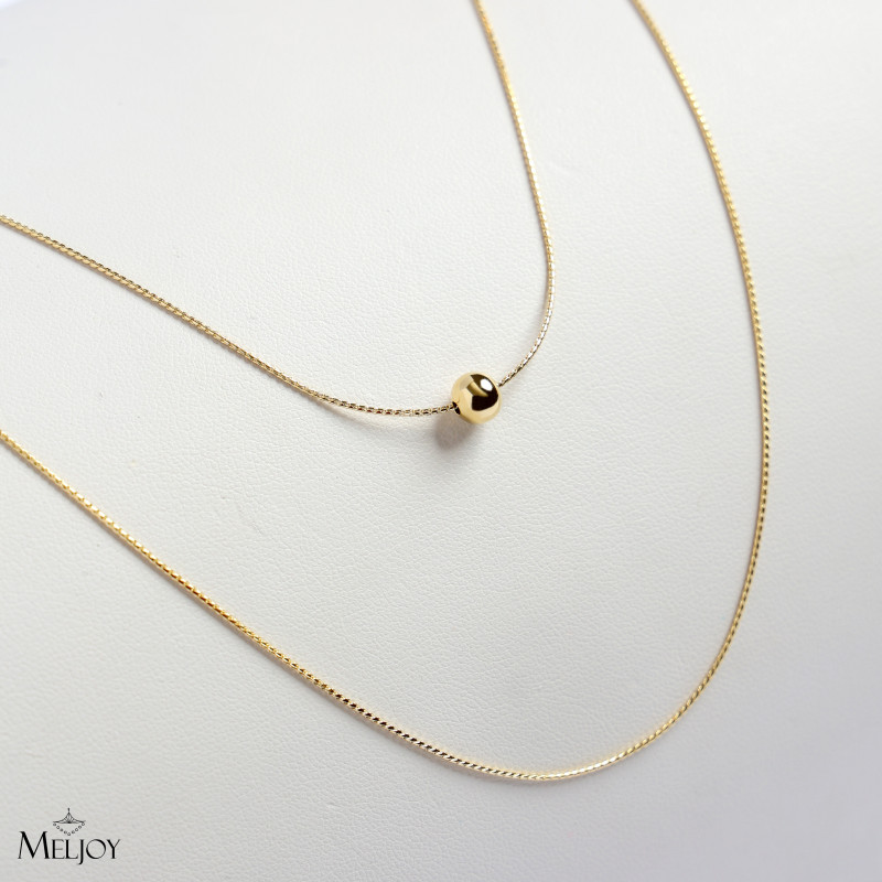 COLAR DUPLO COM BOLINHA