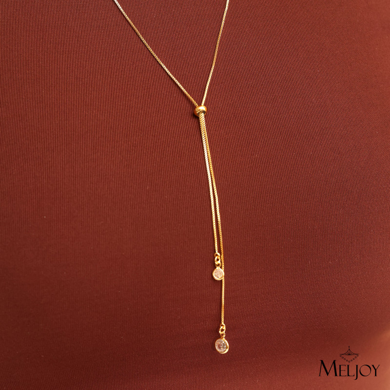 COLAR GRAVATINHA ZIRCÕNIA